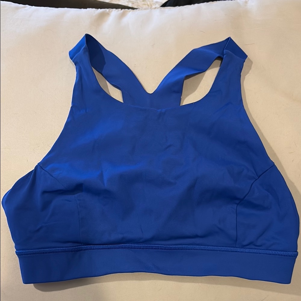 Lululemon Blue t-back Sports Bra